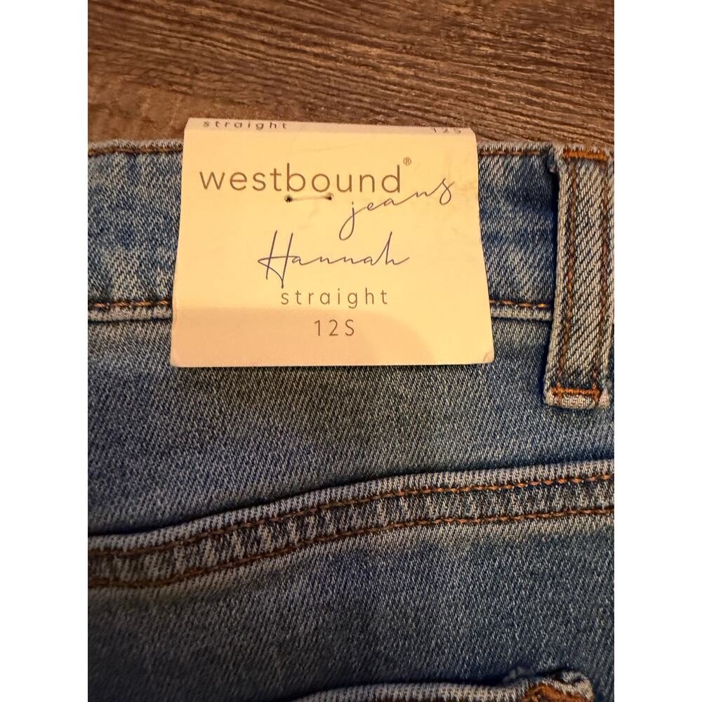 Westbound Straight Jeans Size 12 Short NWT - Picture 5 of 6